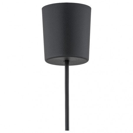 Lampa wisząca z abażurem Rondo 30cm czarna TK Lighting