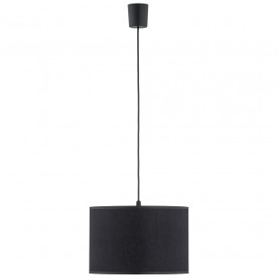 Lampa wisząca z abażurem Rondo 50cm czarna TK Lighting