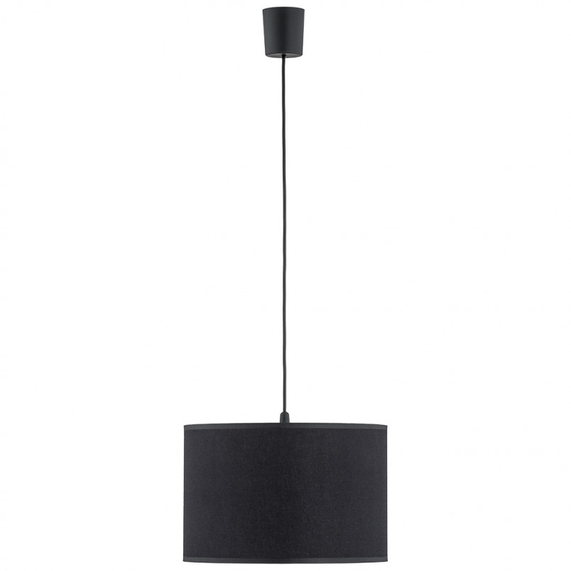 Lampa wisząca z abażurem Rondo 50cm czarna TK Lighting