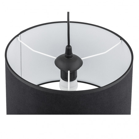 Lampa wisząca z abażurem Rondo 30cm czarna TK Lighting