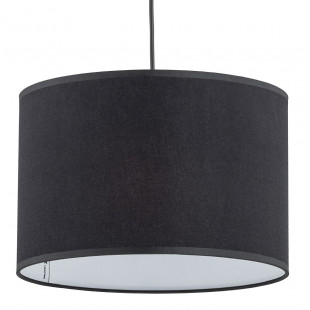 Lampa wisząca z abażurem Rondo 30cm czarna TK Lighting