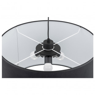 Lampa wisząca z abażurem Rondo 50cm czarna TK Lighting