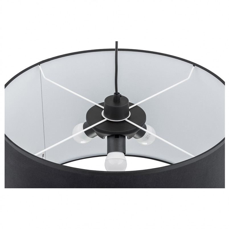 Lampa wisząca z abażurem Rondo 50cm czarna TK Lighting