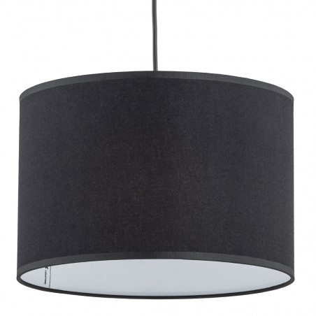 Lampa wisząca z abażurem Rondo 50cm czarna TK Lighting