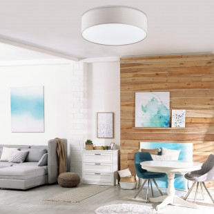 Plafon okrągły z abażurem Rondo 50cm cappucino TK Lighting