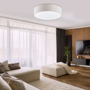 Plafon okrągły z abażurem Rondo 50cm cappucino TK Lighting