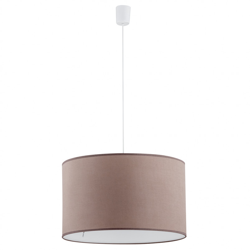 Lampa wisząca z abażurem Rondo 50cm cappucino TK Lighting