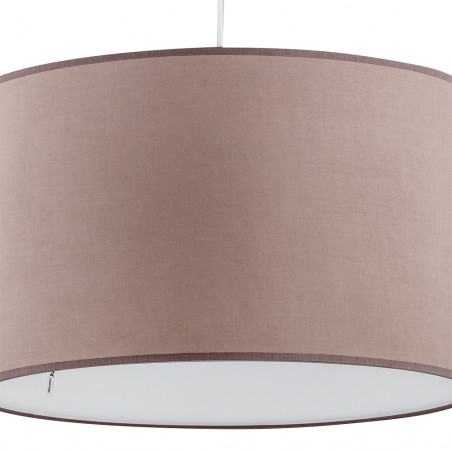 Lampa wisząca z abażurem Rondo 50cm cappucino TK Lighting