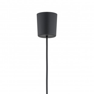 Lampa wisząca z abażurem Rondo 50cm czarna TK Lighting