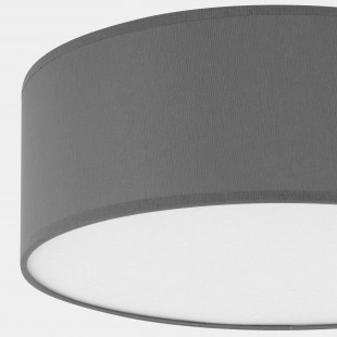 Plafon okrągły z abażurem Rondo 45cm grafitowy TK Lighting