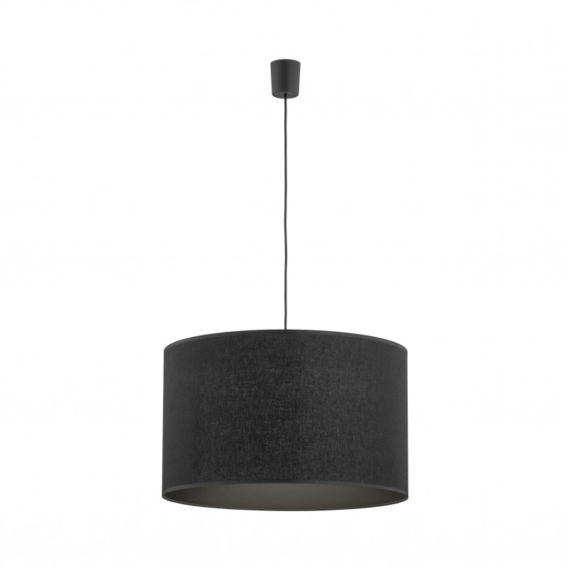 Lampa wisząca z abażurem Rondo 50cm czarna TK Lighting