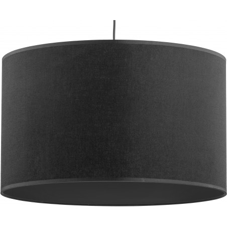 Lampa wisząca z abażurem Rondo 50cm czarna TK Lighting