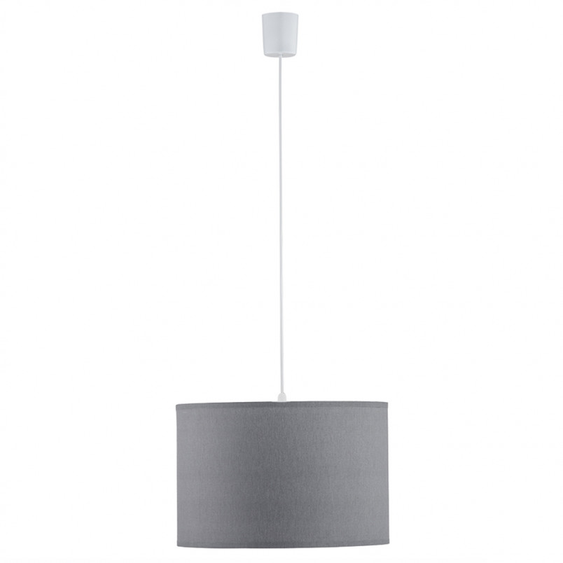 Lampa wisząca z abażurem Rondo 50cm szara TK Lighting