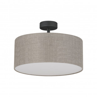 Plafon okrągły z lnianym abażurem Rondo II 40cm TK Lighting