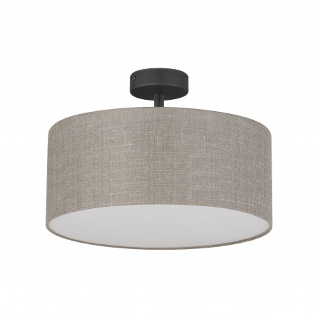 Plafon okrągły z lnianym abażurem Rondo II 40cm TK Lighting