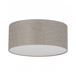 Plafon okrągły z lnianym abażurem Rondo 45cm TK Lighting