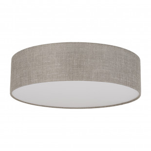 Plafon okrągły z lnianym abażurem Rondo 60cm TK Lighting