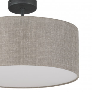 Plafon okrągły z lnianym abażurem Rondo II 40cm TK Lighting