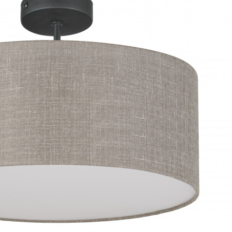 Plafon okrągły z lnianym abażurem Rondo II 40cm TK Lighting