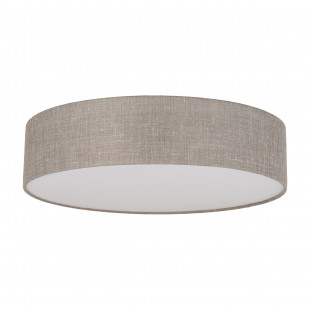 Plafon okrągły z lnianym abażurem Rondo 78cm TK Lighting