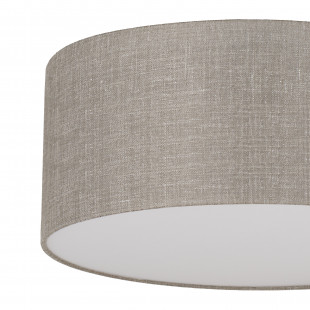 Plafon okrągły z lnianym abażurem Rondo 45cm TK Lighting