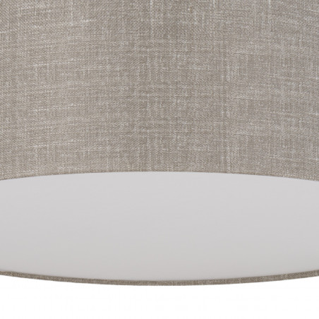 Plafon okrągły z lnianym abażurem Rondo II 40cm TK Lighting