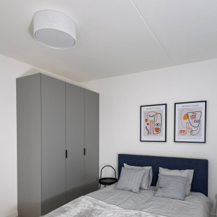 Plafon okrągły z abażurem Rondo 30cm biały TK Lighting