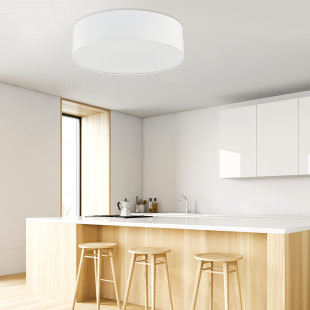 Plafon okrągły z abażurem Rondo 50cm biały TK Lighting