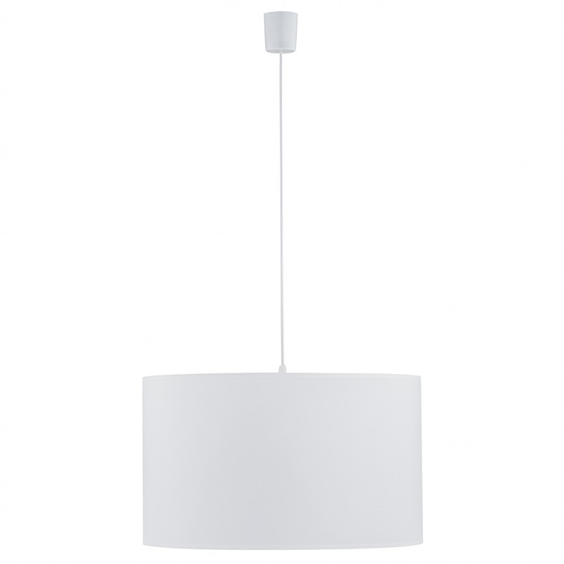 Lampa wisząca z abażurem Rondo 30cm biała TK Lighting