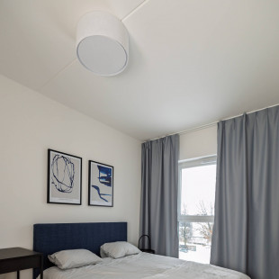 Plafon okrągły z abażurem Rondo 30cm biały TK Lighting