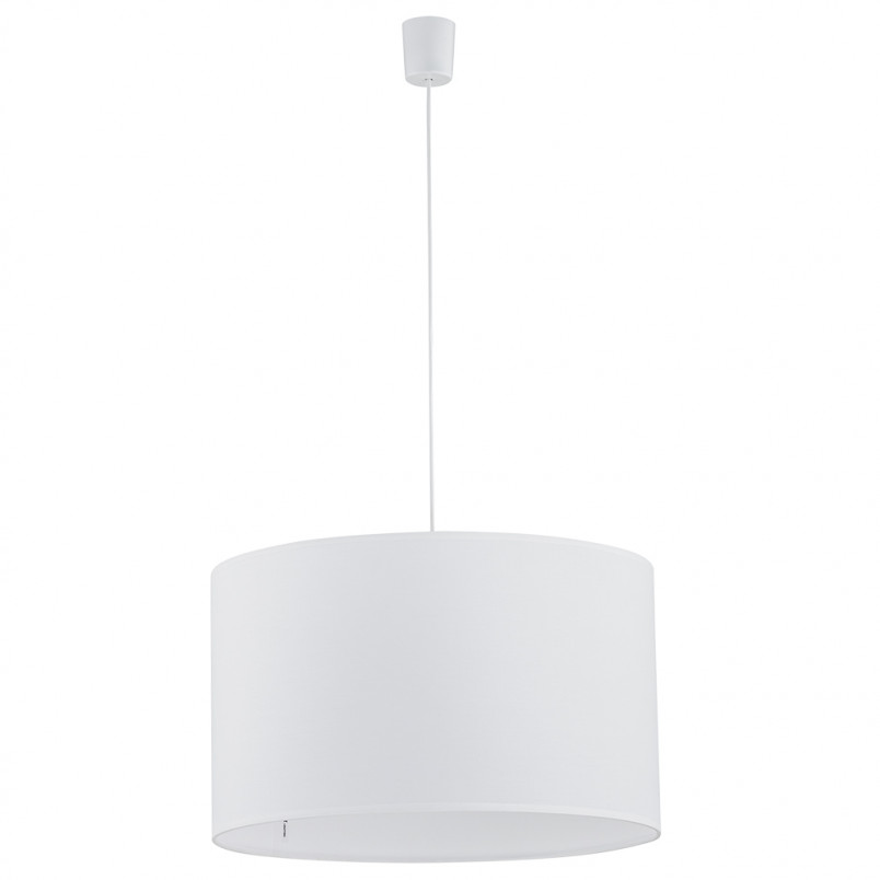 Lampa wisząca z abażurem Rondo 50cm biała TK Lighting
