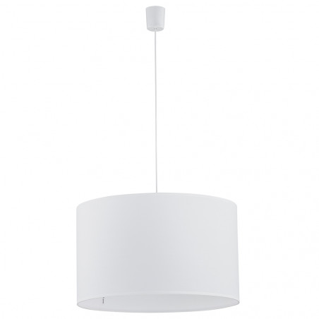 Lampa wisząca z abażurem Rondo 50cm biała TK Lighting