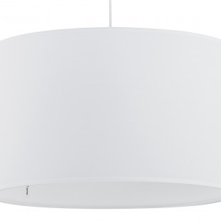 Lampa wisząca z abażurem Rondo 50cm biała TK Lighting