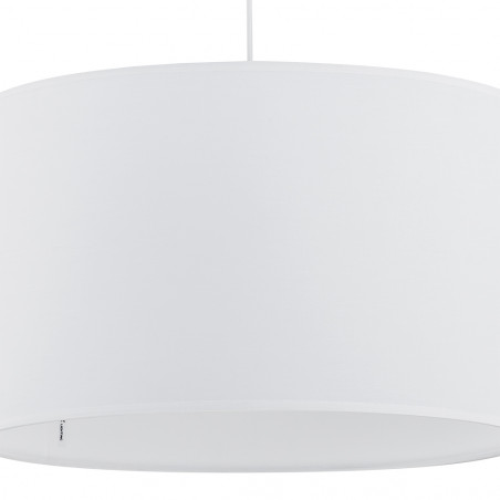 Lampa wisząca z abażurem Rondo 50cm biała TK Lighting