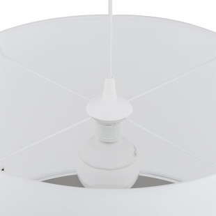 Lampa wisząca z abażurem Rondo 30cm biała TK Lighting