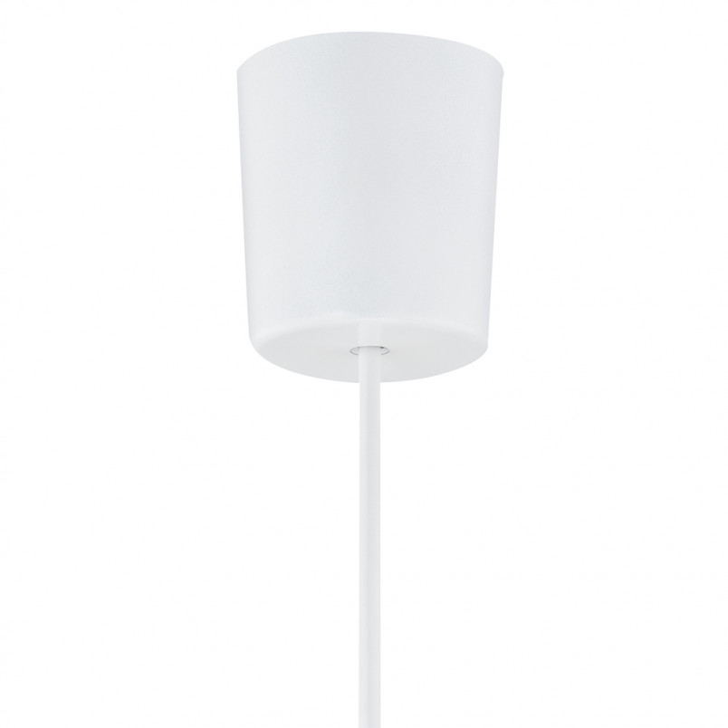 Lampa wisząca z abażurem Rondo 50cm biała TK Lighting