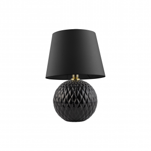 Lampa stołowa szklana dekoracyjna Santana czarno-złota TK Lighting