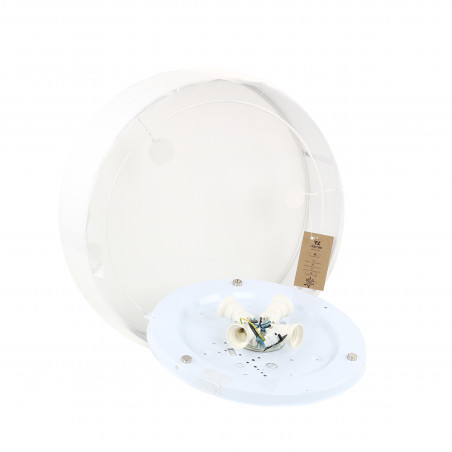 Plafon okrągły z abażurem Rondo 45cm biały TK Lighting