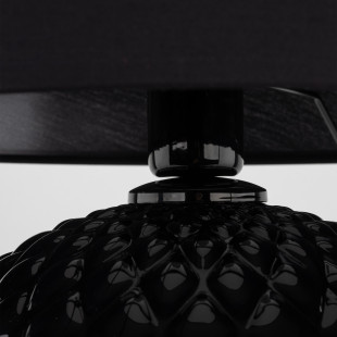 Lampa stołowa szklana dekoracyjna Santana czarna TK Lighting