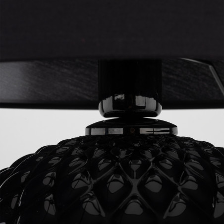 Lampa stołowa szklana dekoracyjna Santana czarna TK Lighting