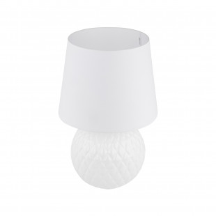 Lampa stołowa szklana dekoracyjna Santana biała TK Lighting