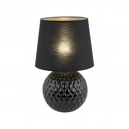 Lampa stołowa szklana dekoracyjna Santana czarna TK Lighting