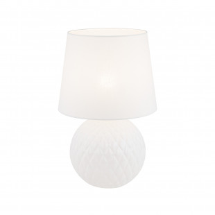Lampa stołowa szklana dekoracyjna Santana biała TK Lighting