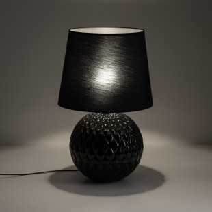 Lampa stołowa szklana dekoracyjna Santana czarna TK Lighting