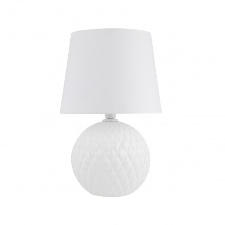 Lampa stołowa szklana dekoracyjna Santana biała TK Lighting