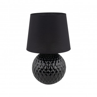 Lampa stołowa szklana dekoracyjna Santana czarna TK Lighting