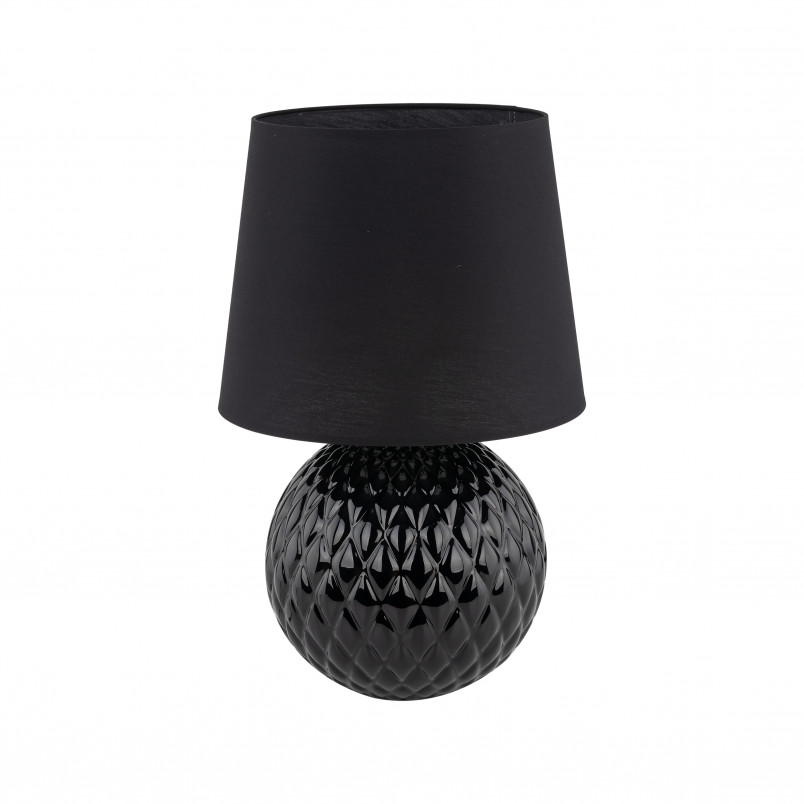 Lampa stołowa szklana dekoracyjna Santana czarna TK Lighting