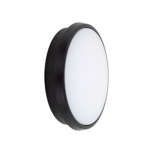 Kinkiet okrągły / plafon zewnętrzny Sferis LED 3000K IP54 24,5cm czarny TK Lighting