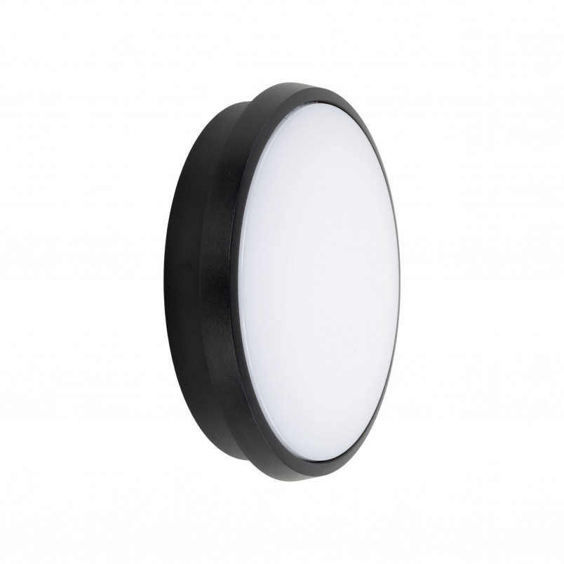 Kinkiet okrągły / plafon zewnętrzny Sferis LED 3000K IP54 24,5cm czarny TK Lighting