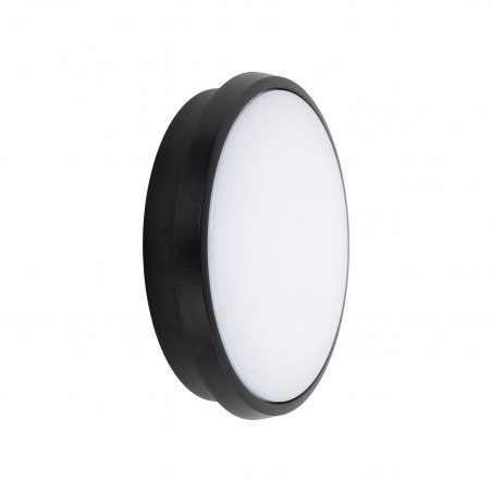 Kinkiet okrągły / plafon zewnętrzny Sferis LED 3000K IP54 24,5cm czarny TK Lighting